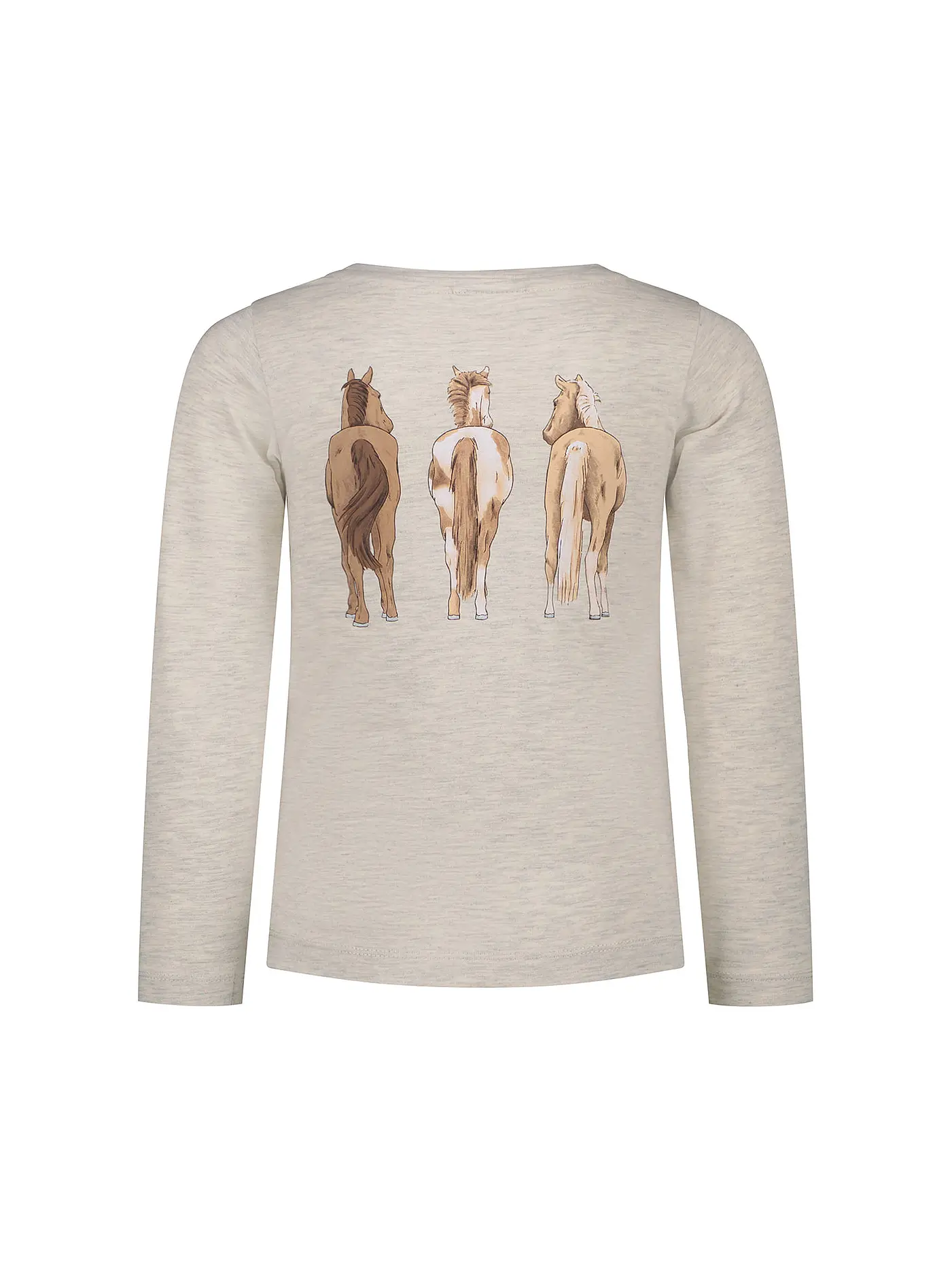 SALT AND PEPPER | Mädchen Langarmshirt HORSE WORLD | creme